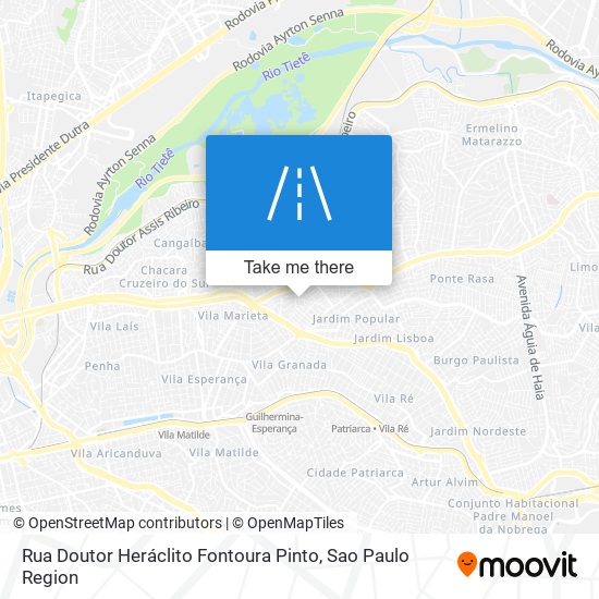 Mapa Rua Doutor Heráclito Fontoura Pinto