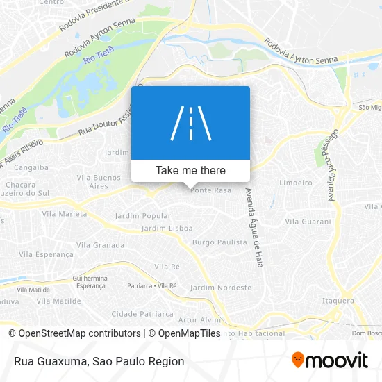 Rua Guaxuma map