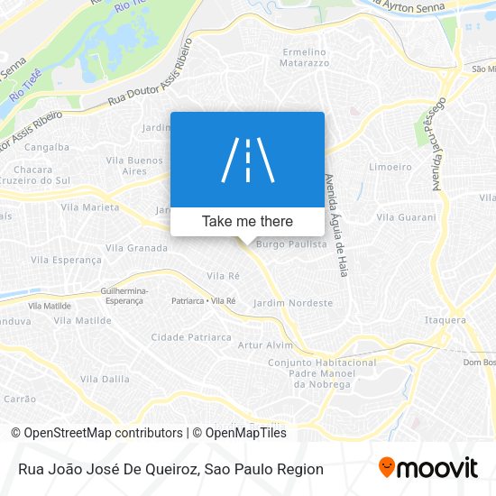 Rua João José De Queiroz map