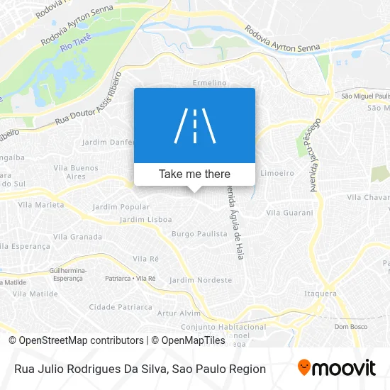 Rua Julio Rodrigues Da Silva map