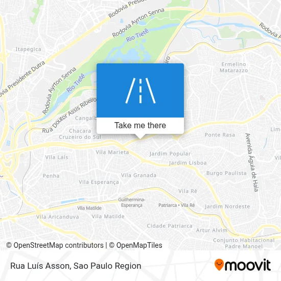 Rua Luís Asson map