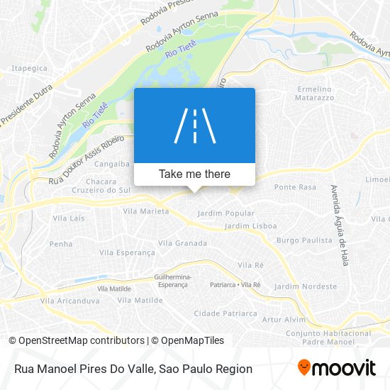 Mapa Rua Manoel Pires Do Valle