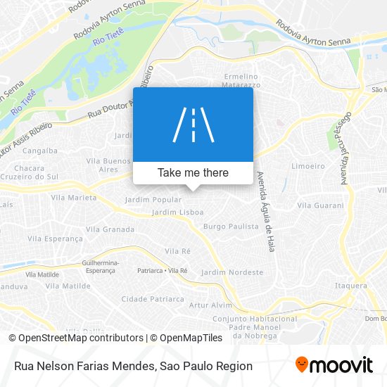 Rua Nelson Farias Mendes map