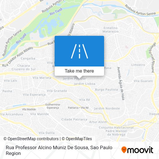 Rua Professor Alcino Muniz De Sousa map