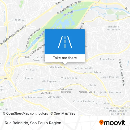 Rua Reinaldo map