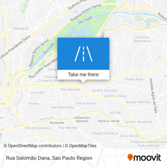 Rua Salomão Dana map