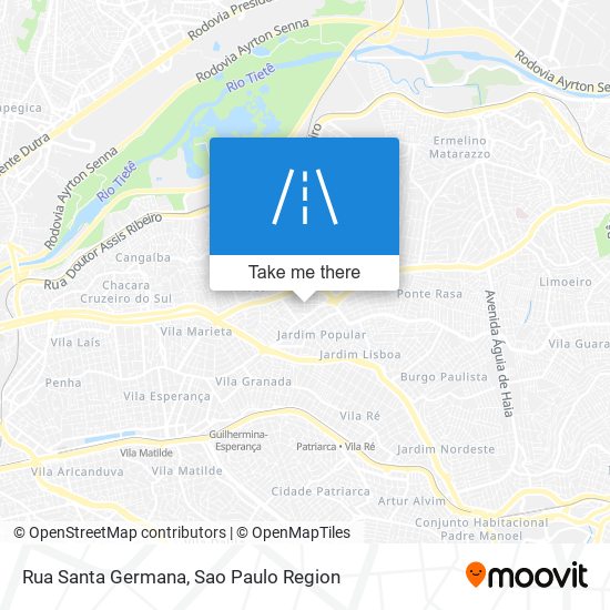 Rua Santa Germana map