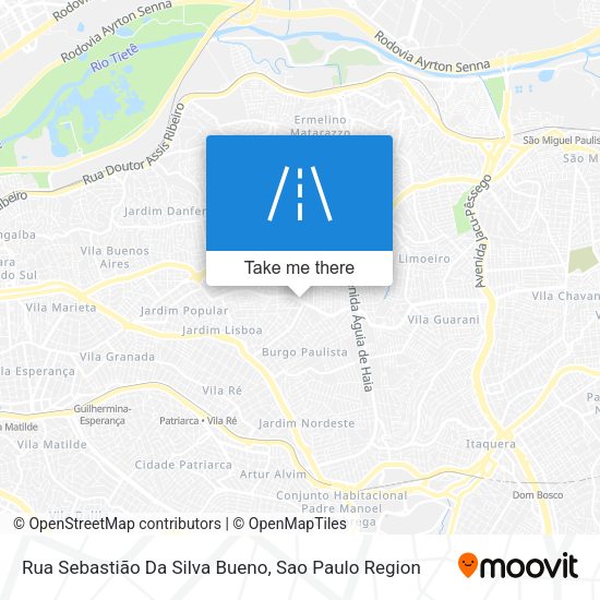 Rua Sebastião Da Silva Bueno map