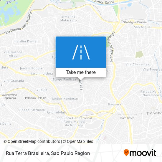 Rua Terra Brasileira map