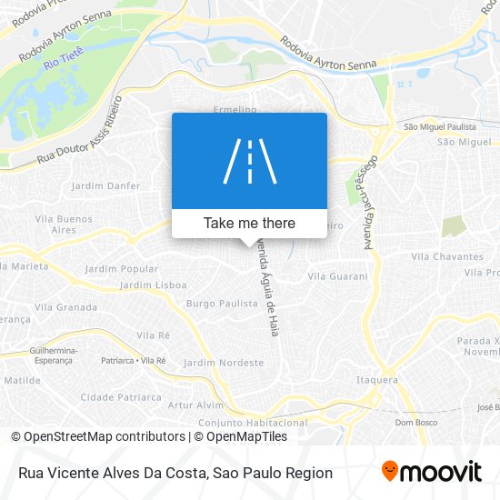 Rua Vicente Alves Da Costa map