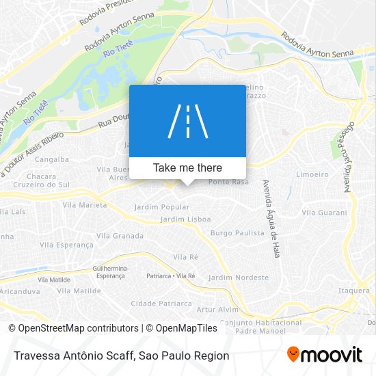 Travessa Antônio Scaff map