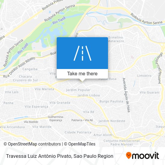 Travessa Luiz Antônio Pivato map