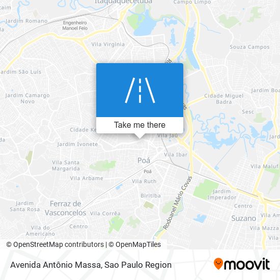 Avenida Antônio Massa map