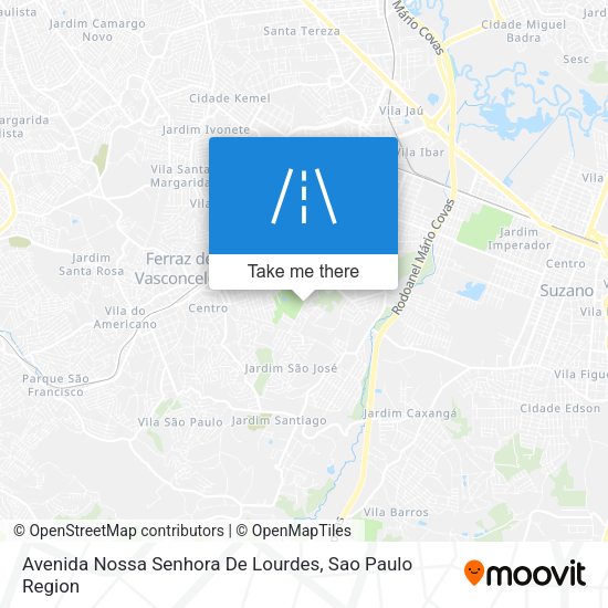 Avenida Nossa Senhora De Lourdes map