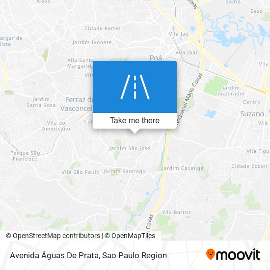 Avenida Águas De Prata map