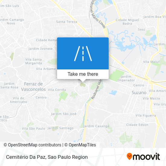 Cemitério Da Paz map