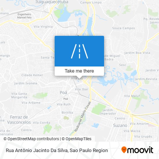 Rua Antônio Jacinto Da Silva map