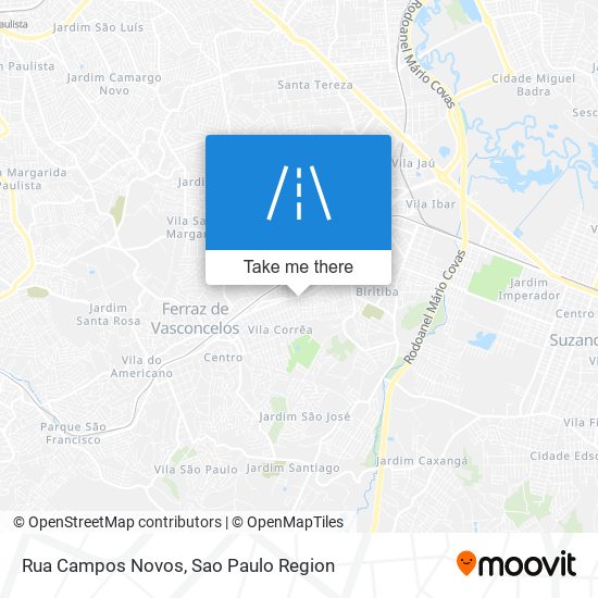 Mapa Rua Campos Novos