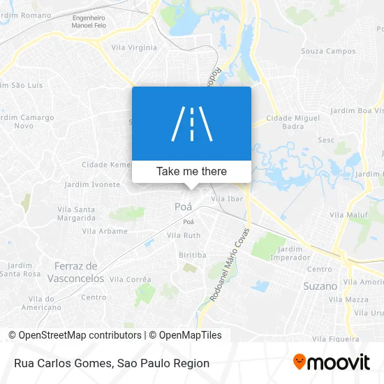 Rua Carlos Gomes map