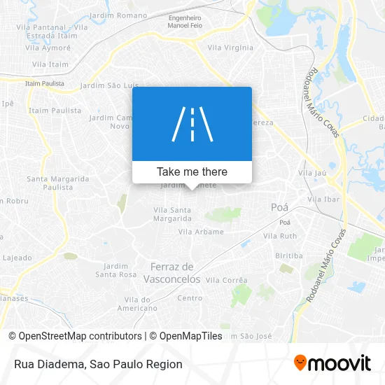 Rua Diadema map