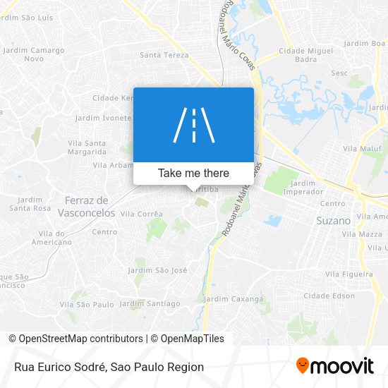 Rua Eurico Sodré map