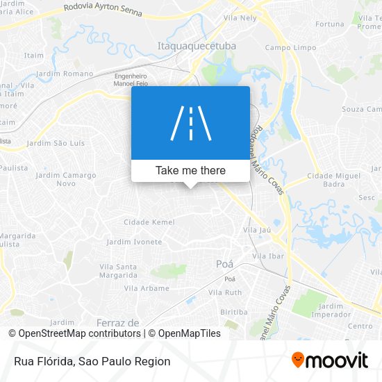 Rua Flórida map