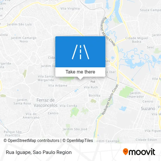 Rua Iguape map