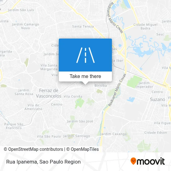 Rua Ipanema map