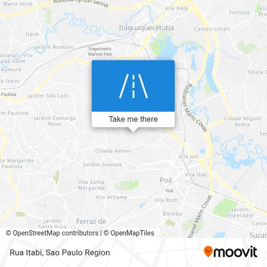 Rua Itabi map