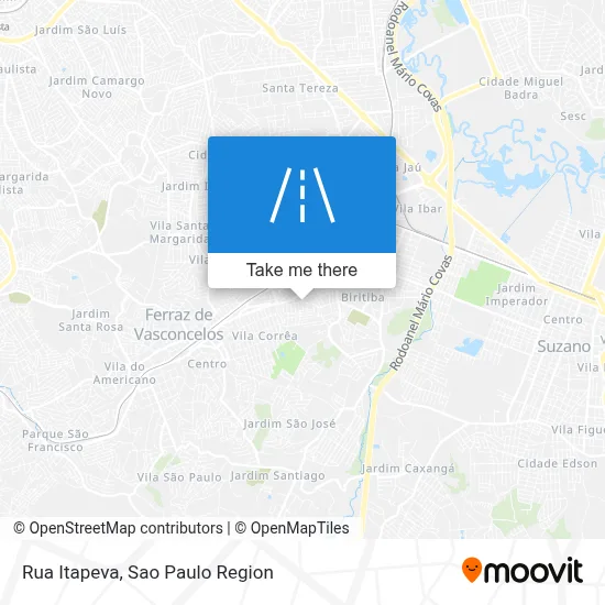 Rua Itapeva map