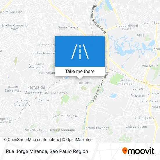 Rua Jorge Miranda map
