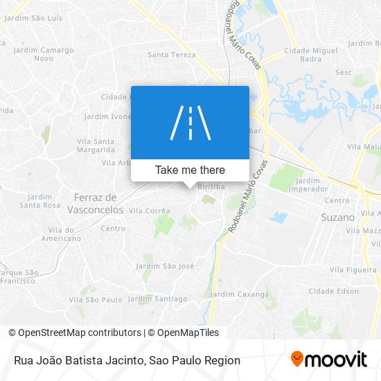 Rua João Batista Jacinto map