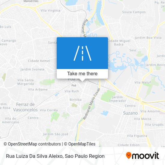 Rua Luiza Da Silva Aleixo map