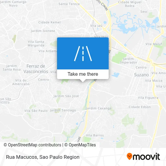 Rua Macucos map