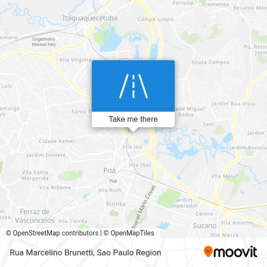 Rua Marcelino Brunetti map