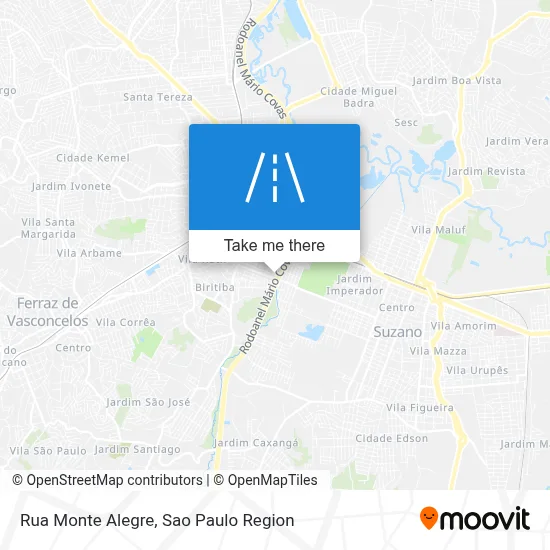 Rua Monte Alegre map