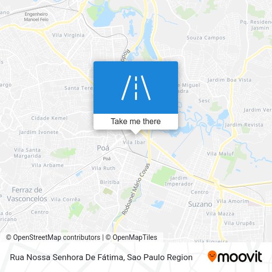 Rua Nossa Senhora De Fátima map