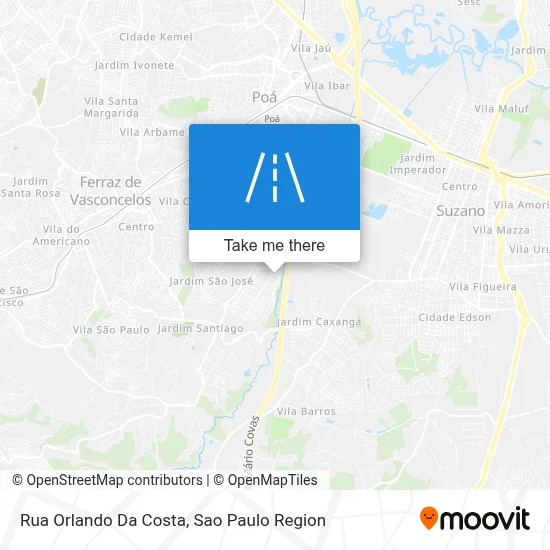 Rua Orlando Da Costa map