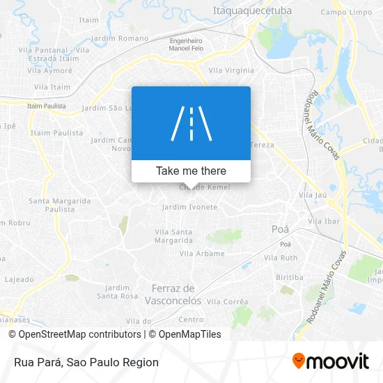 Rua Pará map
