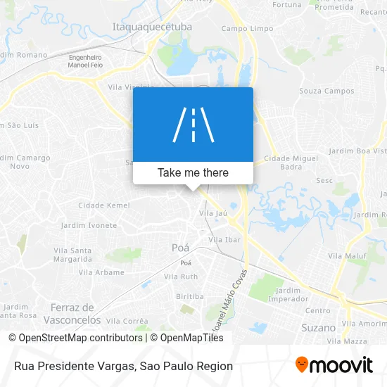 Rua Presidente Vargas map