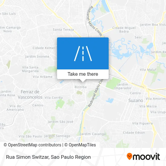 Rua Simon Switzar map