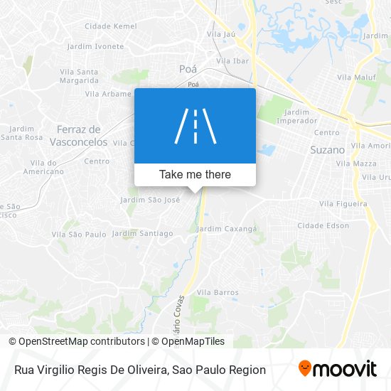 Rua Virgilio Regis De Oliveira map