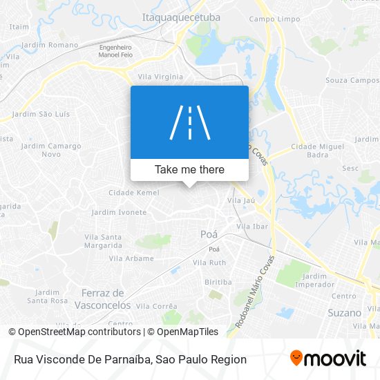 Rua Visconde De Parnaíba map