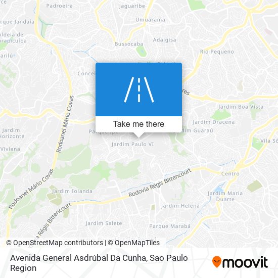 Mapa Avenida General Asdrúbal Da Cunha