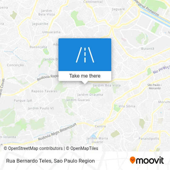 Rua Bernardo Teles map