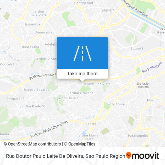 Rua Doutor Paulo Leite De Oliveira map