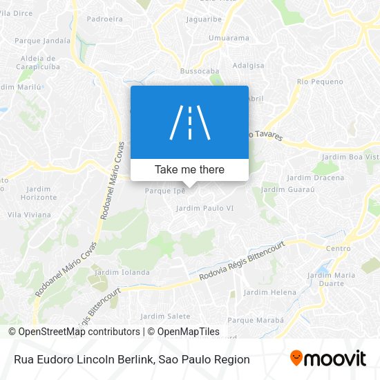 Rua Eudoro Lincoln Berlink map