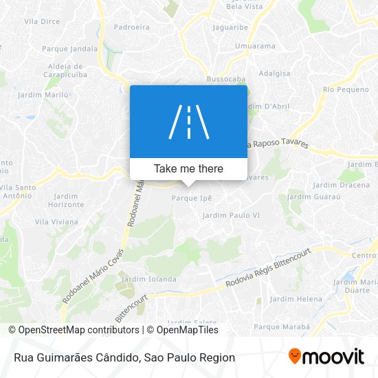 Rua Guimarães Cândido map