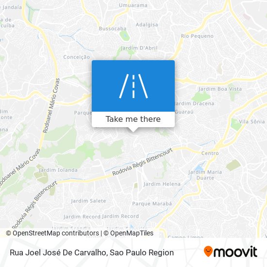 Rua Joel José De Carvalho map