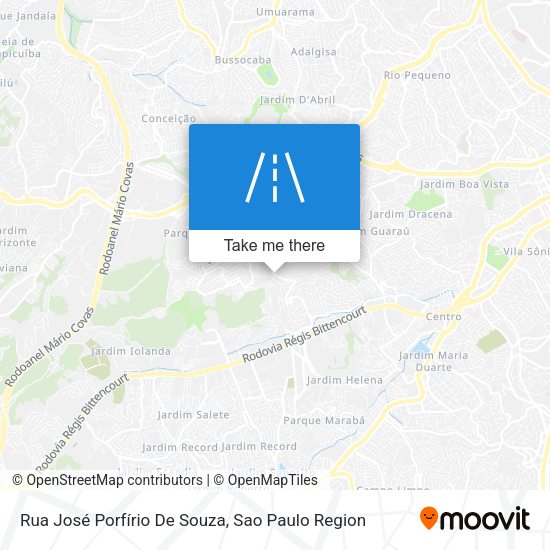 Rua José Porfírio De Souza map